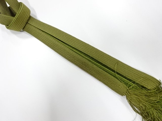 JAPANESE KIMONO / HAND-TIED OBIJIME